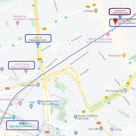 Homestay Cozy In Paris Ladefense *